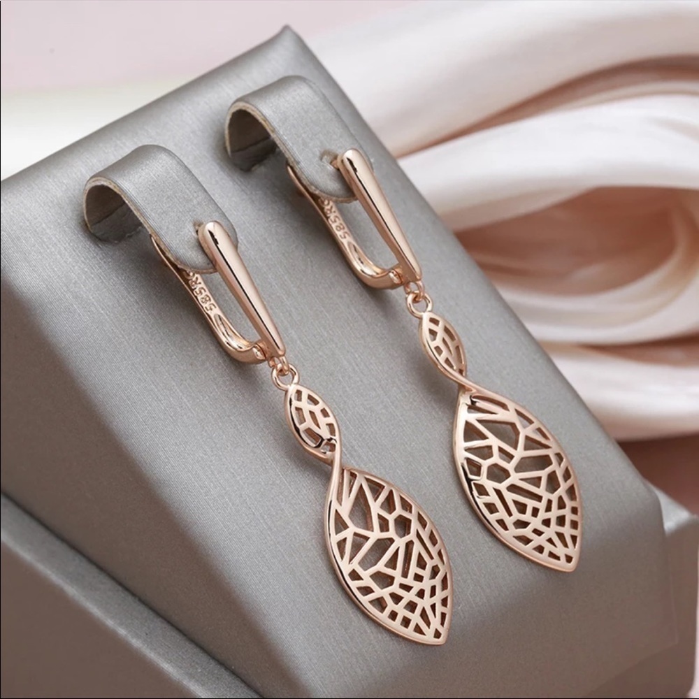 𝅺new Unique Dangle Drop Teardrop Earrings